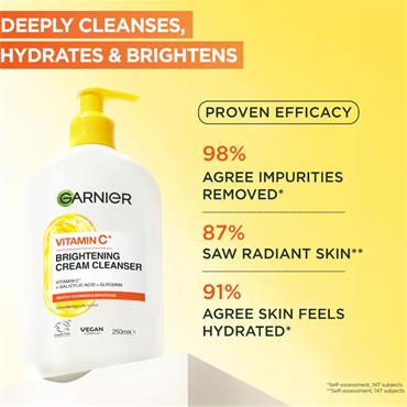 Garnier Vitamin C Brightening Cream Cleanser