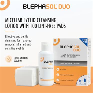 Blephasol Duo Micelle Lotion 100ml & 100 Pad