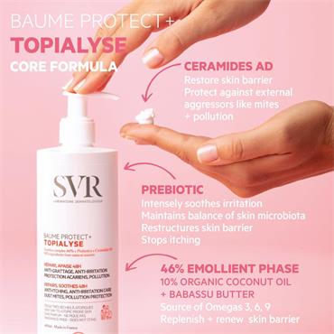 SVR Topialyse Baume Protect+ Body Balm Moisturiser, Eczema & Dry Skin