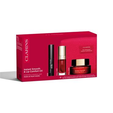 Clarins Instant Smooth & Lip Oil Set