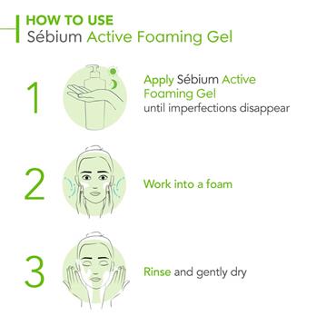 Bioderma Sebium Foam Gel Active 200ml