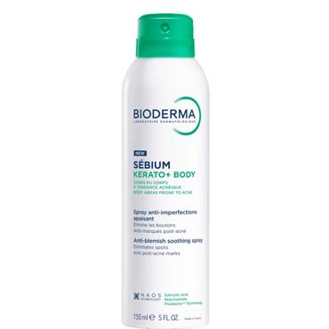 Bioderma Sebium Kerato+ Body Acne Spray for Body Spots, Redness and Post-Acne Marks 150ml