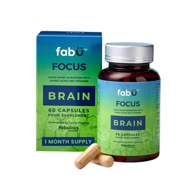 FabU Focus Brain Shrooms 60 caps