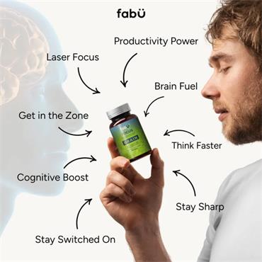 FabU Focus Brain Shrooms 60 caps