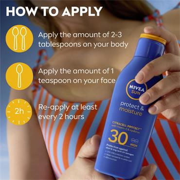 Nivea Sun Protect & Moisture Spf 30 200ml