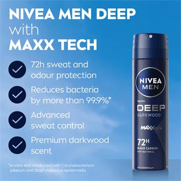 Nivea Men Deep Darkwood Anti Perspirant 150ml