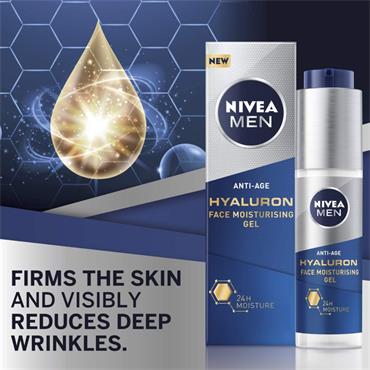 Nivea Men Hyaluron Moisturising Face Gel 50ml