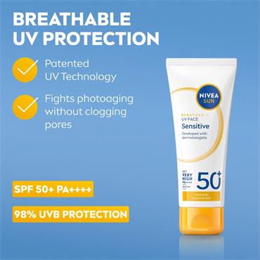Nivea Sun UV Face Sensitive Skin Spf50 40ml