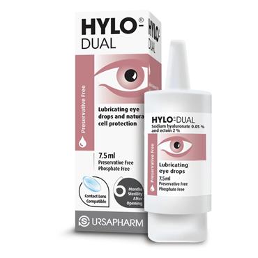 Hylo Dual Preservative Free Eye Drops 7.5ml