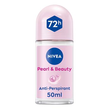 NIVEA Pearl & Beauty Anti-Perspirant Deodorant Roll-On 50ml