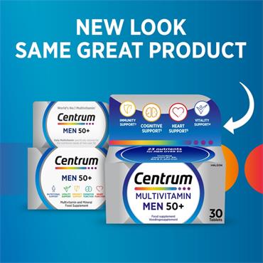 Centrum men 50+ 30 Tablets