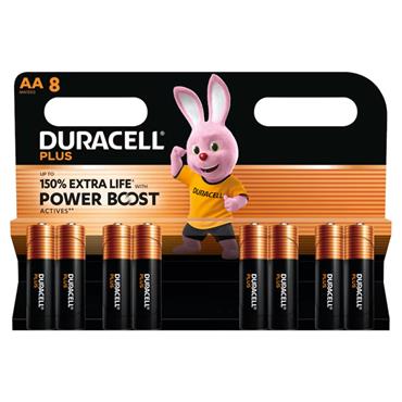 Duracell Plus AA 8 Pack
