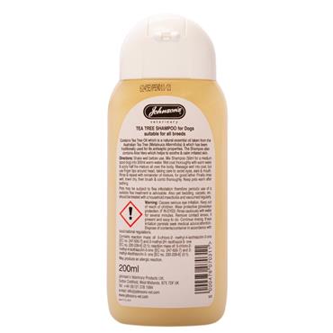 johnsons Vet Tea Tree Shampoo 200ml