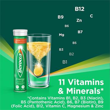 Berocca Energy extra free 45 effervesent