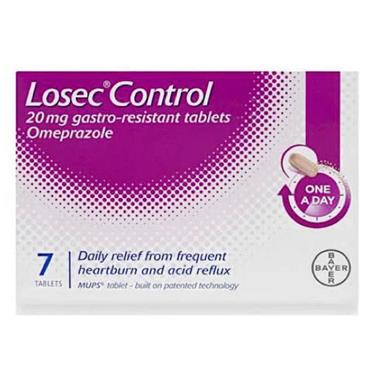 Losec  Control 20mg Omeprazole 7 Tablets