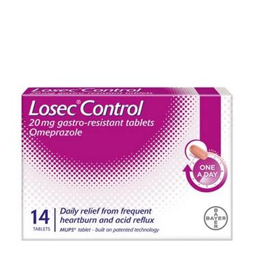 Losec  Control 20mg Omeprazole 14 Tablets