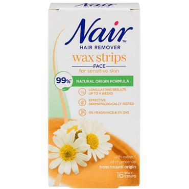 Nair Face Wax Strips Sensitive Skin