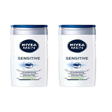 Nivea Men Sensitive Shower Gel Twin Pack