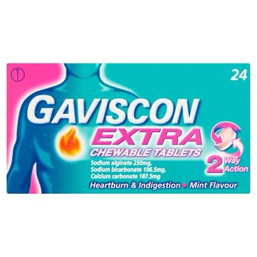 Gaviscon Extra Tablets 24 Pack