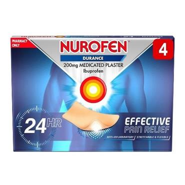 Nurofen Durance Ibuprofen 200g Medicated Plaster 4