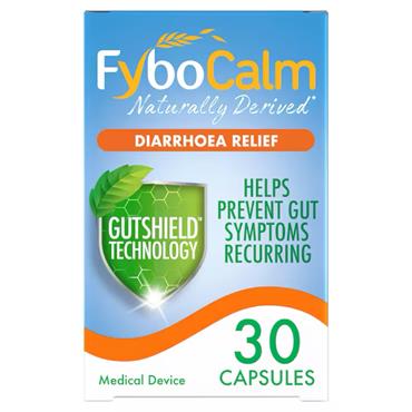 Fybocalm Natural Diarrhoea Relief 30 Capsules