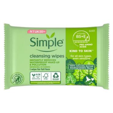 Simple Cleansing Wipes Travel Size