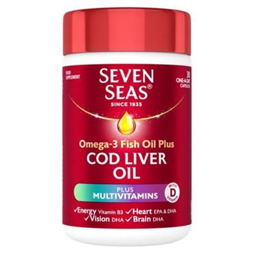 Seven Seas Cod Liver Oil Plus Mulitvitamins 30 Cap