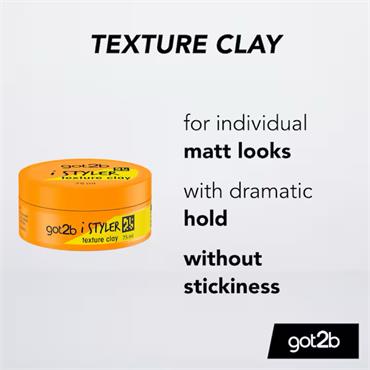 Got2b Istylers Texture Clay 75ml
