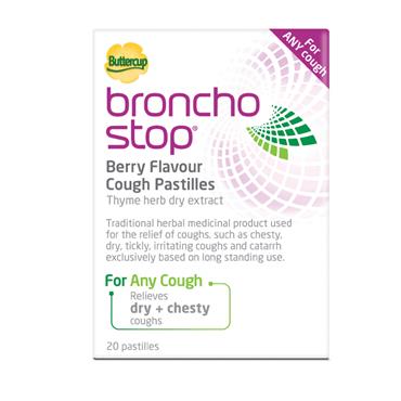 Broncho Stop Berry Flavour Cough Pastilles 20 Pack