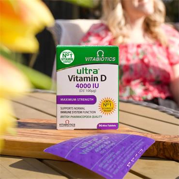 Vitabiotics Ultra Vitamin D 4000IU 96 mini tabs