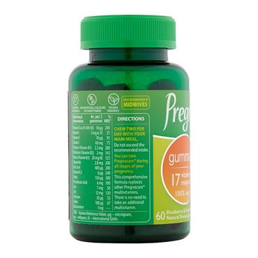 Pregnacare Gummies Vegan 60 Blueberry&Strawberry