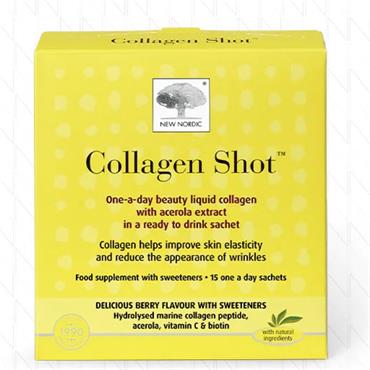 New Nordic Collagen Shot 25ml Berry 15 Sachets