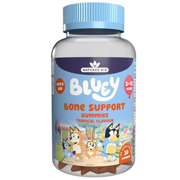 Natures Aid Bluey Bone Support Orange 30 Gummies