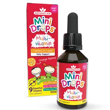 Natures aid Multi Vitamin Infants&Child drops 50ml