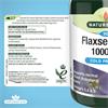 Natures Aid Flaxseed Oil 1000mg Cold Pressed 90 ca