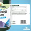 Natures Aid Flaxseed Oil 1000mg Cold Pressed 90 ca