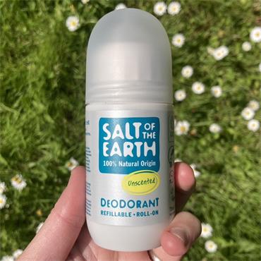 Salt Of The Earth Refillable Roll On Unscent 75ml