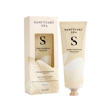 Sanctuary Spa Golden Sandalwood Rich Hand Cream 60ml