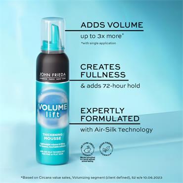 John Frieda Volume Lift Thickening Mousse