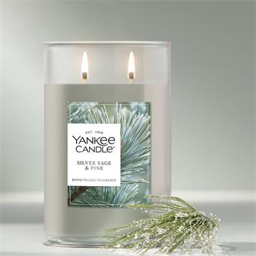 Yankee Large Candle Silver Sage And Pine