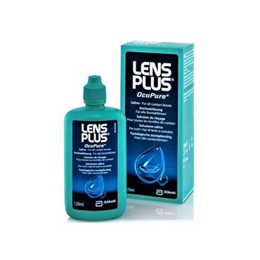 Lens Plus OcuPure Saline For Contact Lenses 120ml