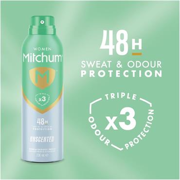 Mitchum Anti-Perspirant  Spray Unscented 200ml