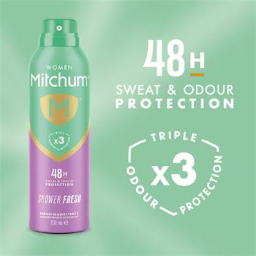 Mitchum for Women Shower Fresh Aerosol Deodorant 200ml