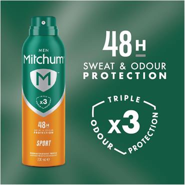 Mitchum Men 48Hr Sport Anti-perspirant 200ml