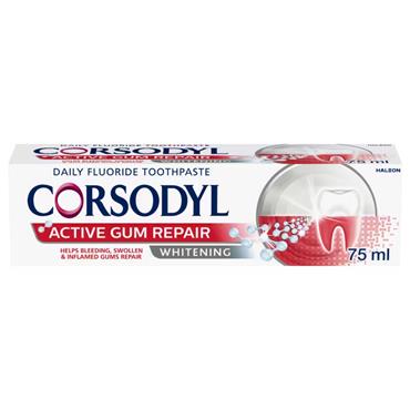 Corsodyl Active Gum Repair Whitening Toothpaste