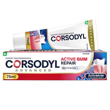 Corsodyl Active Gum Repair Whitening Toothpaste