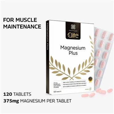 Heathspan Elite Magnesium 375mg Plus 120