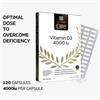 Healthspan Elite Vit D3 4000iu 120 capsules
