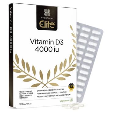 Healthspan Elite Vit D3 4000iu 120 capsules