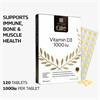Healthspan Elite Vitamin D3 1000iu 120 tablets
